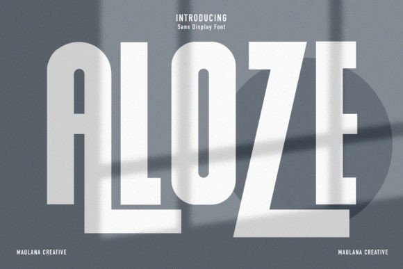 Aloze: A Clean Sans Serif Font for Standout Branding