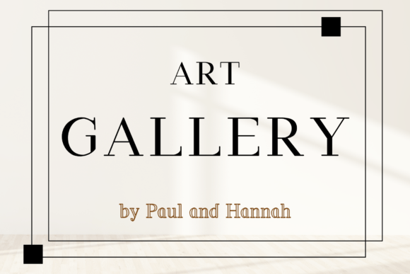 Art Gallery: A Sans Serif Font With Quiet Gallery Prestige