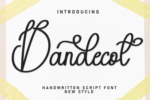 Bandecot: A Playful Handwritten Font for Joyful Campaigns