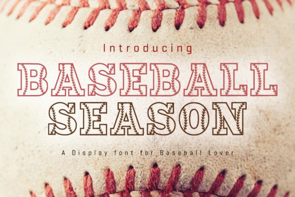 Baseball Season: The Playful Typeface for Editorial Design