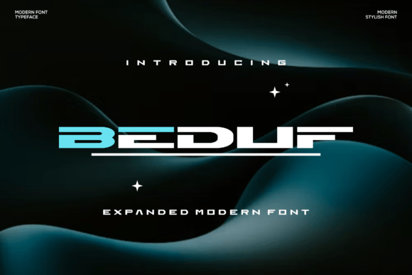 Beduf: A Bold Modern Font for Makers and Handmade Brands
