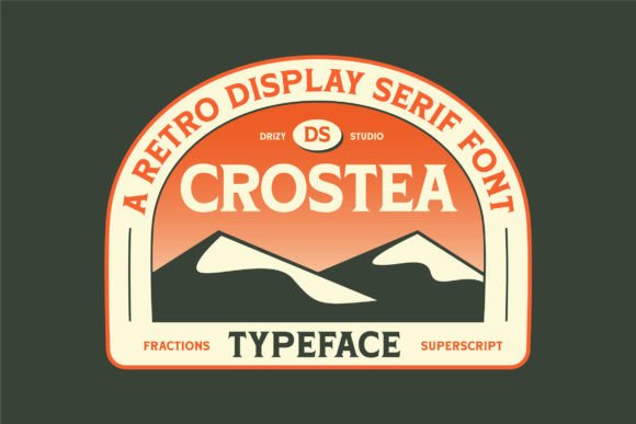 Crostea: A Vintage Serif Font for Bold Campaigns