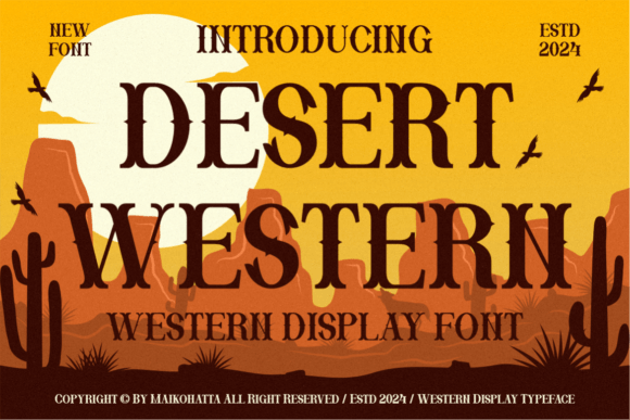 Desert Western: A Warm Western Serif Font for Brand Storytelling