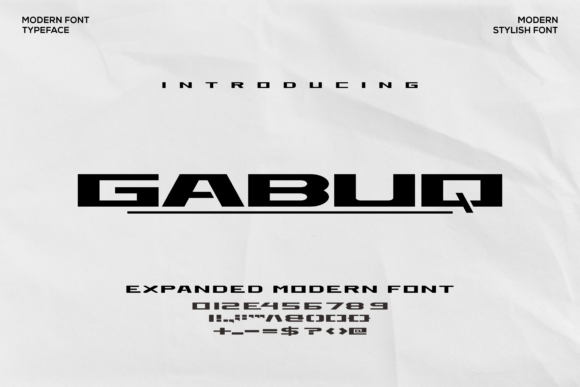 Gabuq: A Bold Display Font for Editorial Design