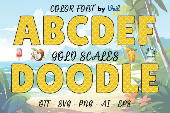 Gold Scales: A Luxe Display Font for Small Business Branding
