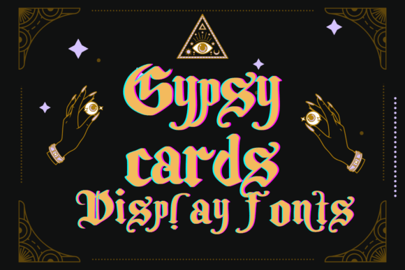 Gypsy Cards: A Blackletter Display Font for Editorial Presence