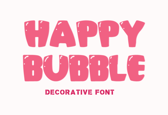 Happy Bubble Brings Soft Joy to Display Typography