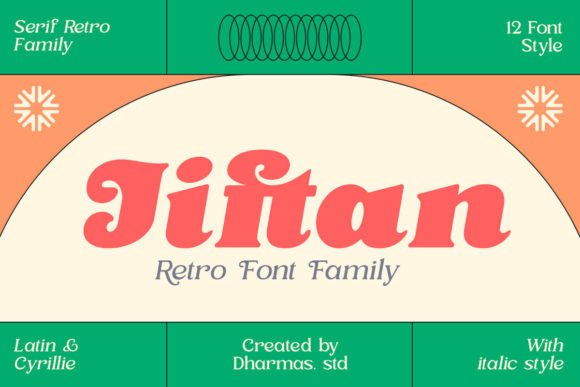 Jiftan: A Warm, Rounded Serif Font for Campaign Headlines