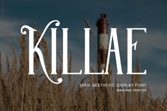 Killae: A Serif Display Font for Editorial Elegance