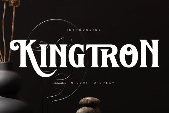 Kingtron: A Serif Display Font for Editorial Voices
