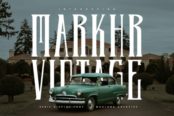 Markhr: A Vintage Serif Font That Builds Trust
