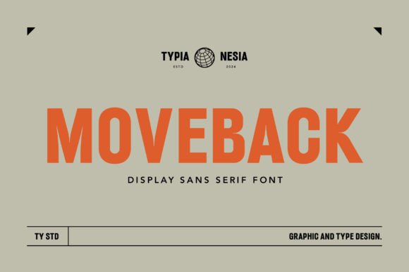 Moveback Font: Bold Sans Serif for Digital Branding