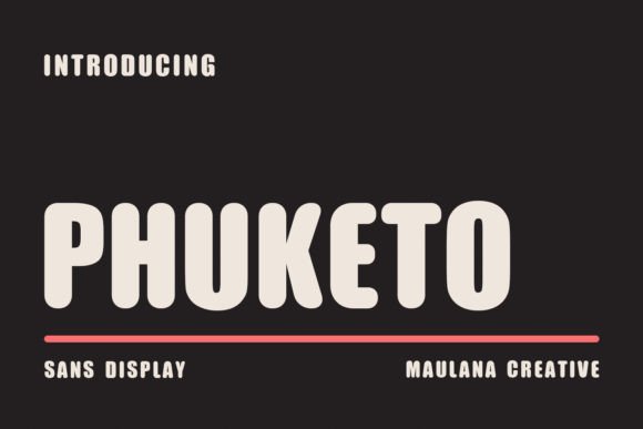Phuketo Sans Rounded Font for Handmade Shops