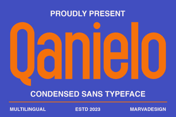 Qanielo: A Modern Sans Serif Font That Elevates Small Brands