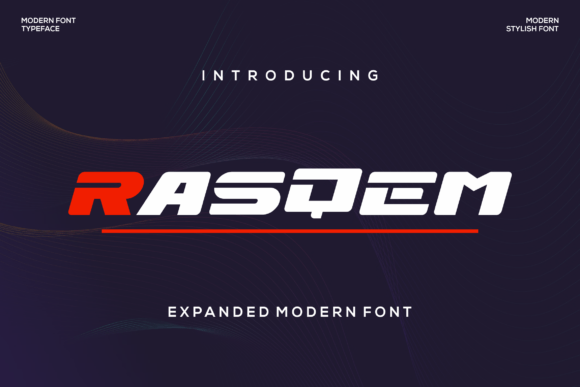 Rasqem Font: A Bold Sans Serif Typeface for Web Design
