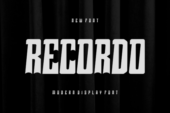 Recordo: The Quirky Sans Serif Display Font Worth Exploring