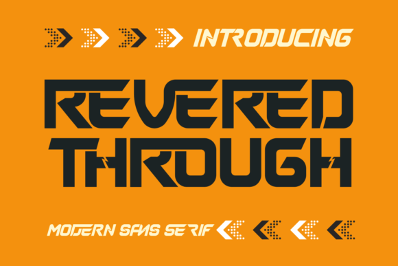 Revered Through: A Bold, Sporty Sans Serif for Modern Branding