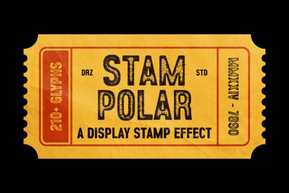 Stampolar: A Display Font with Hand-Stamped Character