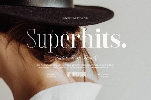 Superhits: A Refined Serif Font for Editorial Design