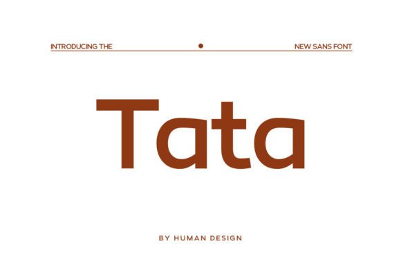Tata: A Minimal Sans Serif Font for Digital Brands