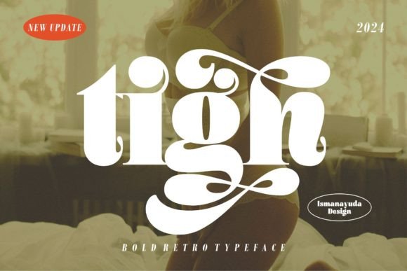 Tigh: A Bold Serif Font for Campaign Design That Sticks