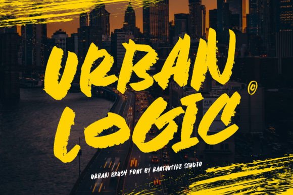 Urban Logic Font: Refined Brush Script for Editorial Design