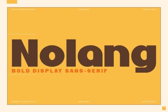 Why Nolang Is the Perfect Sans Serif Font for Makers